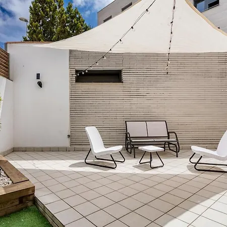 Oasis Fenals, Espectacular Terraza 90m, 3 Habitaciones, Piscina Y Parking Privado يوريت دي مار