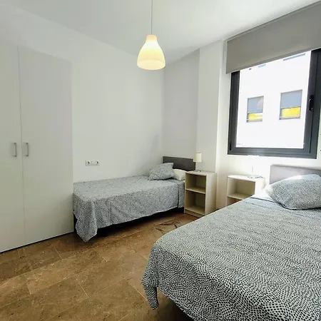 شقة Oasis Fenals, Espectacular Terraza 90m, 3 Habitaciones, Piscina Y Parking Privado